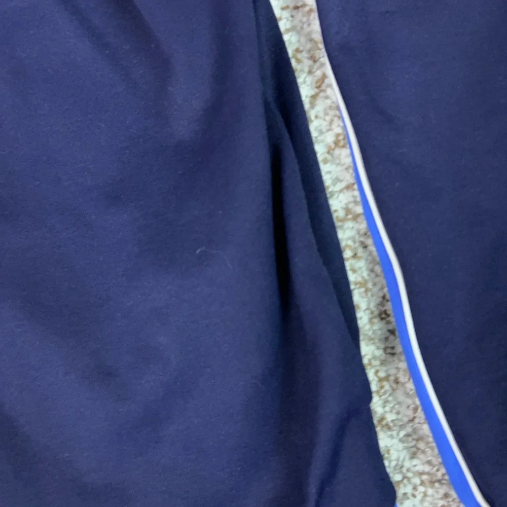 Polo Ralph Lauren Jacket Mens XL Blue Casual Track Full Zip Side Stripe Big Pony